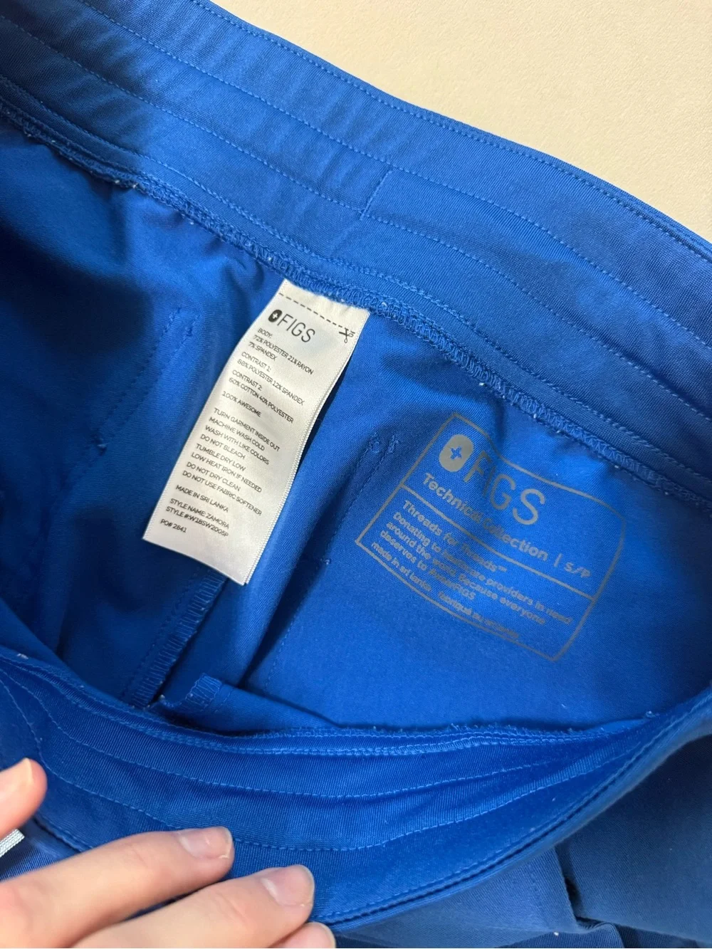 Figs Royal Blue Jogger Scrubs